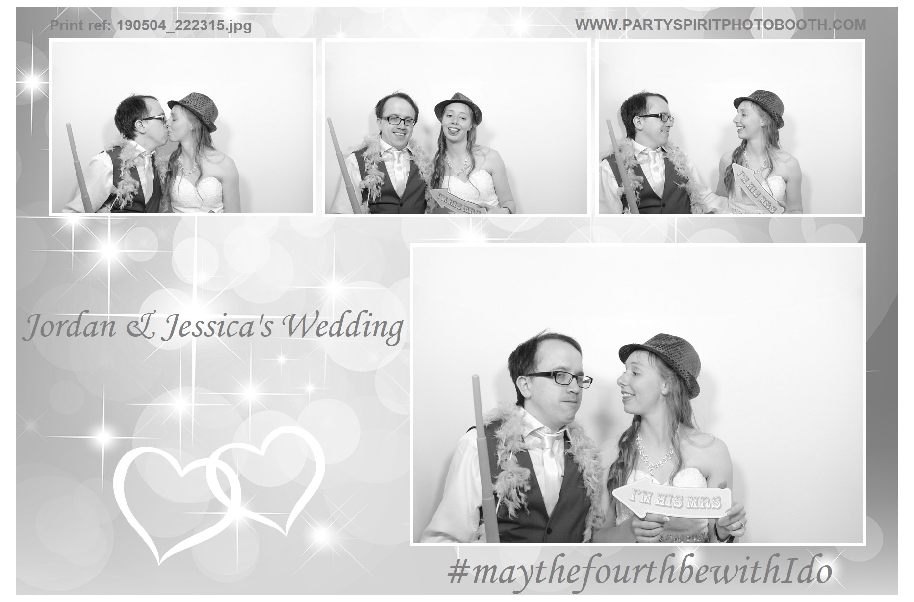 Jordan and Jessica's Wedding | View more photos from the event at gallery.partyspiritphotobooth.com/u/PartySpiritPhotoBooth/Jordan-and-Jessicas-Wedding